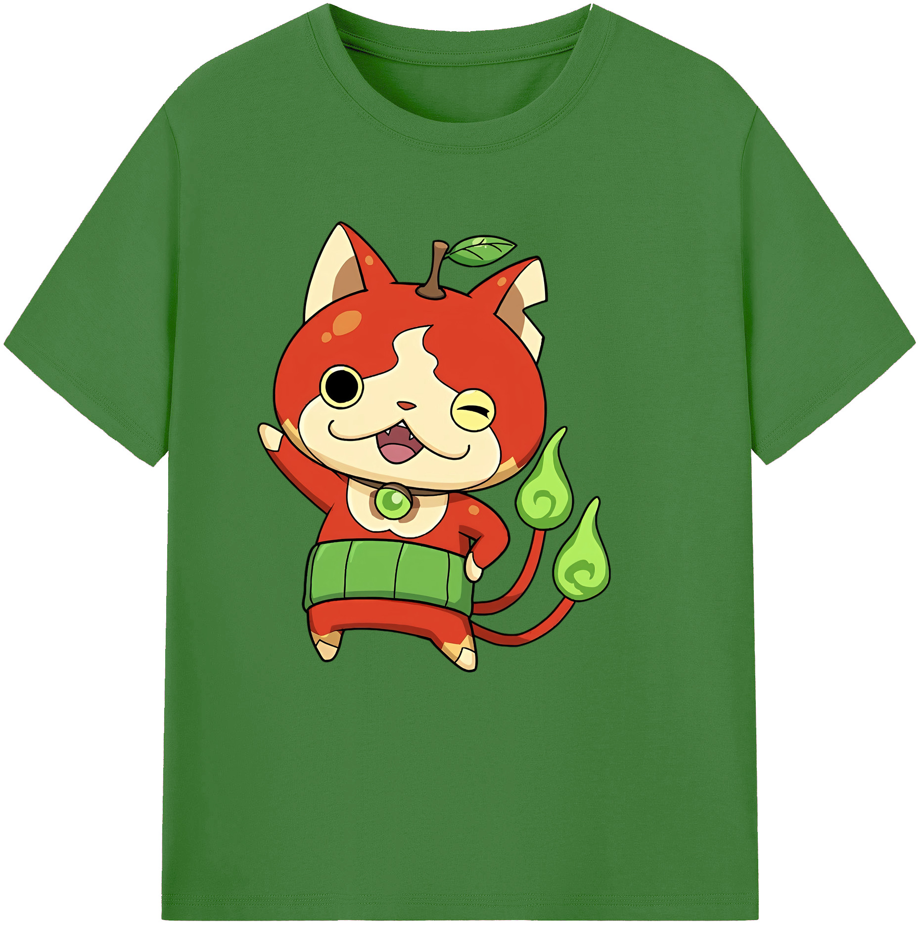 （画像用） 妖怪ウォッチ Yo-kai Watch レディースカジュアルプリントTシャツ（綿100％）